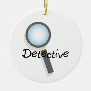 Detective Ceramic Ornament
