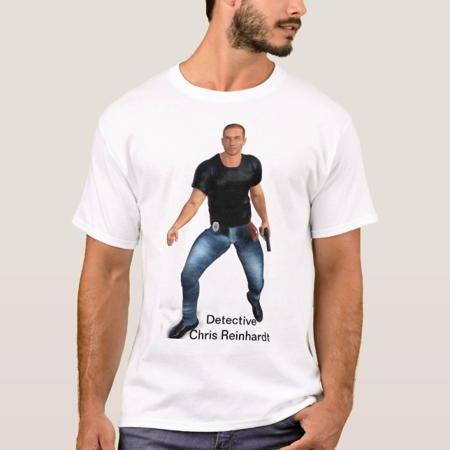 Detective Chris Reinhardt T-Shirt (Front)