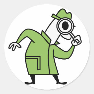 Detective Classic Round Sticker