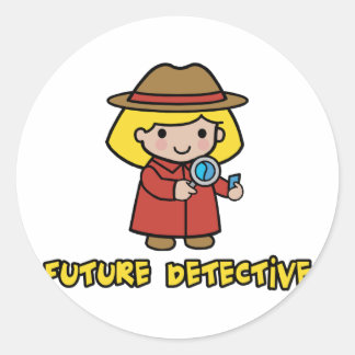 Detective Classic Round Sticker