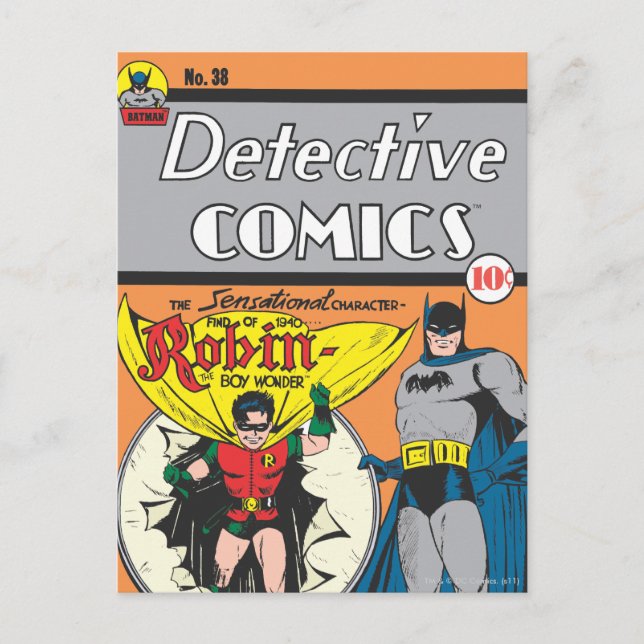 Detective Comics #38 Postcard (Front)