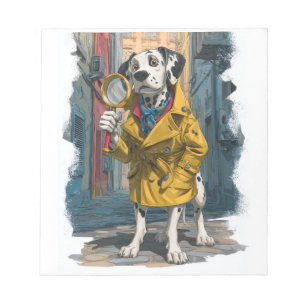 Detective Dalmatian � Crime Solver Dog Notepad