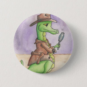 Detective Draco 2 Inch Round Button