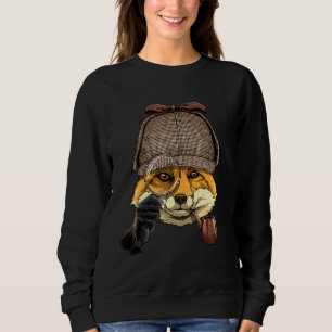 Detective Fox Spy Inspector Private Investigator F Sweatshirt