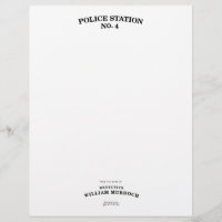 Detective Murdoch Stationery