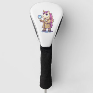 Detective Mystery Unicorn Golf Head Cover