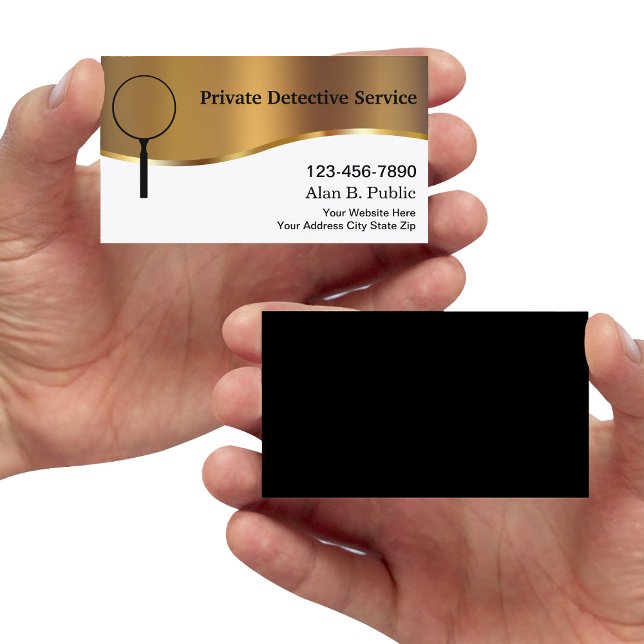 Détective privée Carte de visite (Créateur téléchargé)
