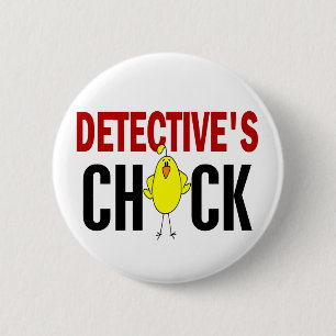 Detective’s Chick 1 2 Inch Round Button