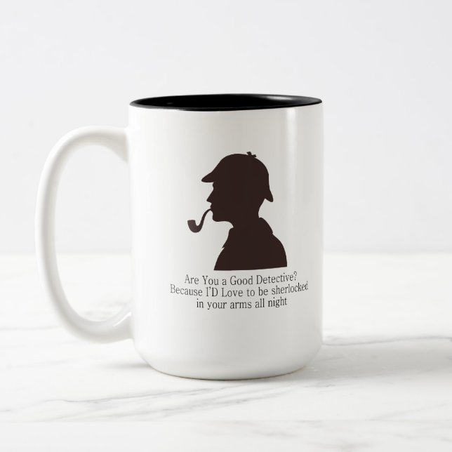 Detective Two-Tone Coffee Mug (Left)