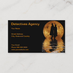 detectives agency business card