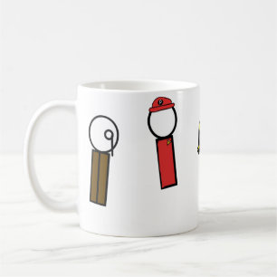 Detectives in Disguise Characters Coffee Mug