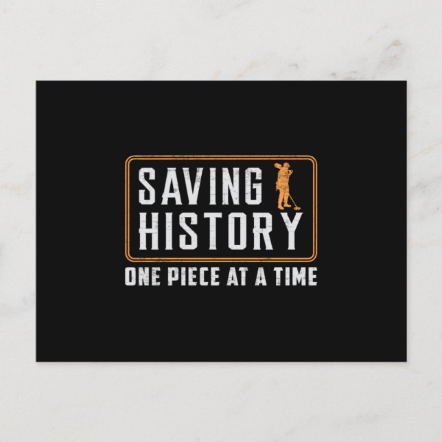 Detector Detectorist Metal Detecting Gift Idea Postcard (Front)