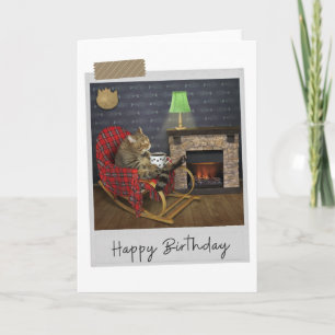Détendez-Vous Avec La Carte D'Anniversaire Amusant