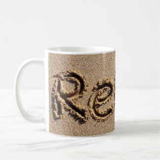 Détendez-vous sur la Beach Sand Photo Mug Coffee M