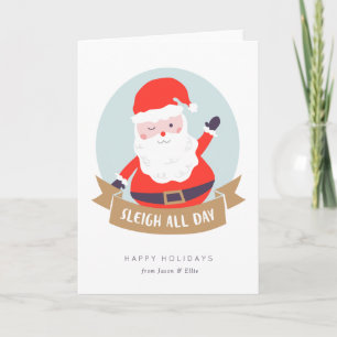 Détendez-vous toute la journée Carte de Noël