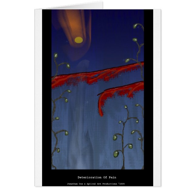 Détérioration de carte de douleur (Devant)