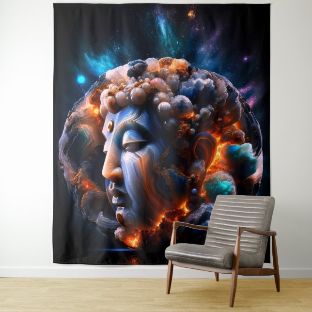 Determination Buddha Tapestry (In Situ)