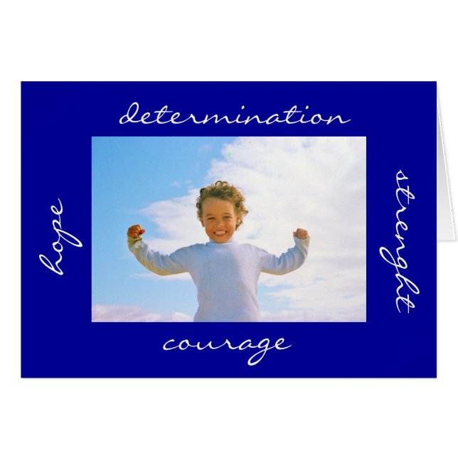 Détermination de courage d'espoir de force (Devant horizontal)