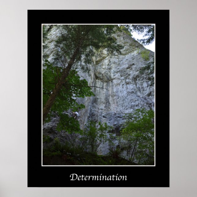 Determination Inspiration Wall Poster (Front)