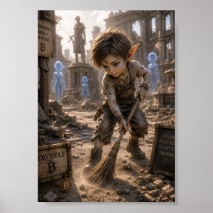 Determination / Little Street Sweeper / City Poster