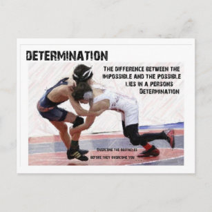 Determination Postcard