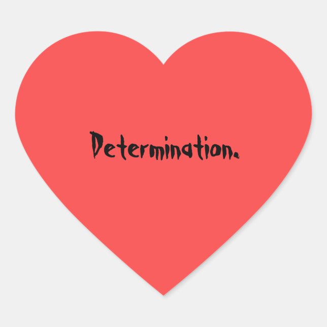 Determination Red Soul Sticker (Front)