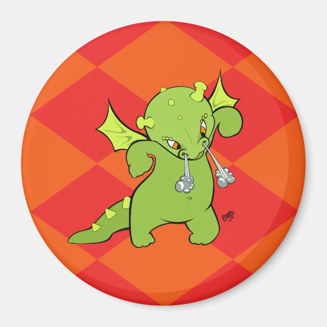 Determined Dragon Magnet (Devant)