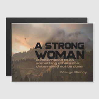Determined To Do Something Magnetic Card