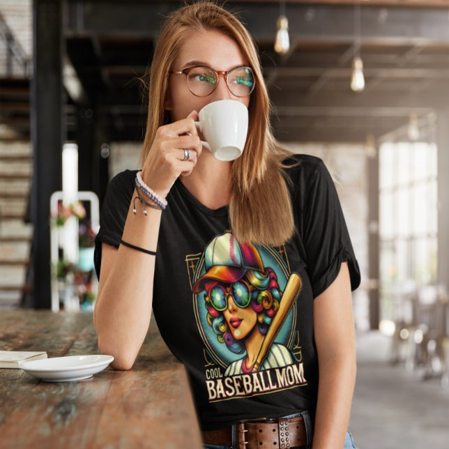 Determined Woman Empowered:  Best Baseball Mom T-Shirt (Creator Uploaded)