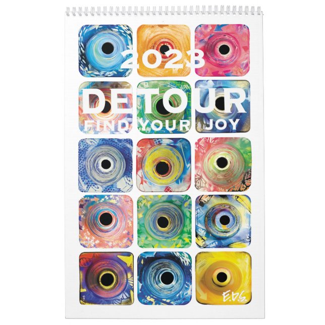 DETOUR 2023 Calendar of art and gratitude (Cover)