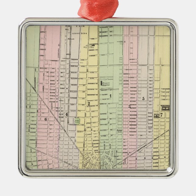 Detroit 2 metal ornament (Front)
