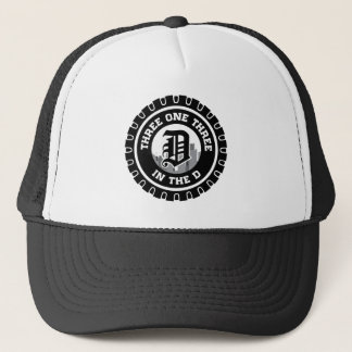 DETROIT - 313 IN THE D - MOTOR CITY TRUCKER HAT