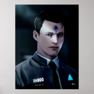 Detroit Become Human Connor Poster