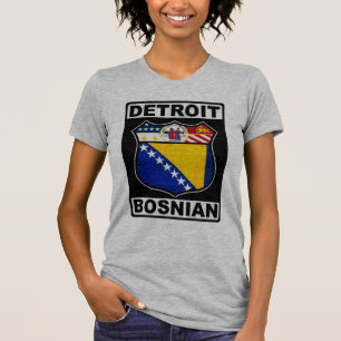 Detroit Bosnian American Design T-Shirt