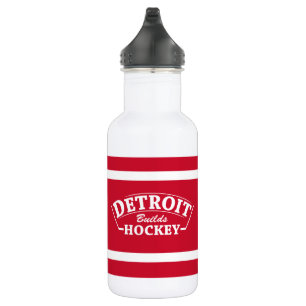 Detroit Builds Hockey 18oz Water Bottle