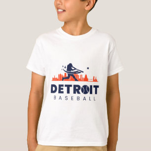 Detroit Bysebyll Vintage Minimalist Retro Bysebyll T-Shirt
