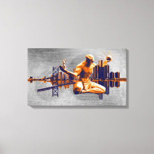 Detroit City Canvas Print