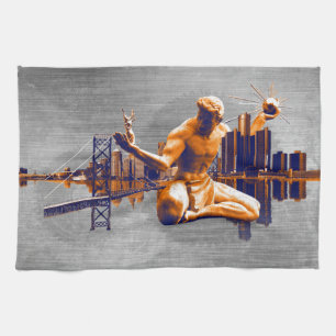 Detroit City Kitchen Towel