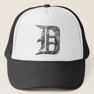 Detroit D wash Trucker Hat