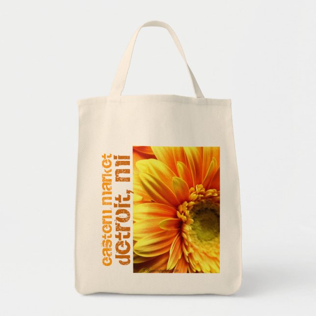 Detroit Eastern Market Flower Day Tote Bag (Front)