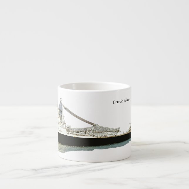 Detroit Edison cutout espresso mug (Front)