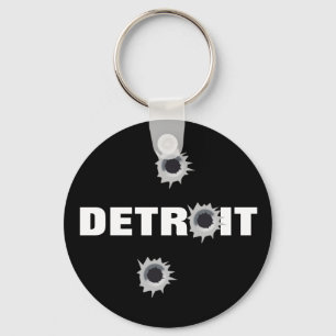 Detroit Keychain