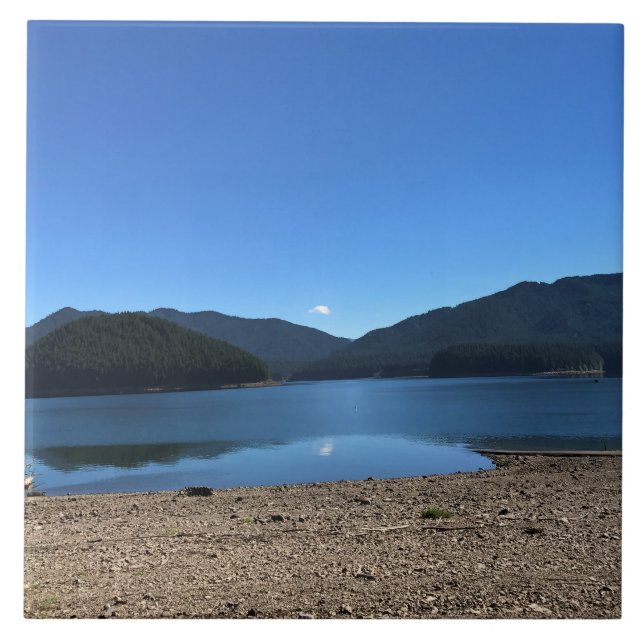 Detroit Lake, Oregon Tile (Front)