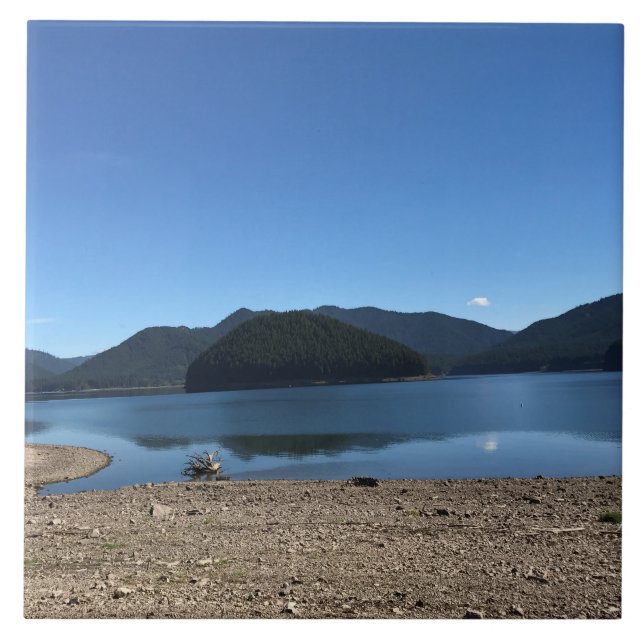 Detroit Lake, Oregon Tile (Front)