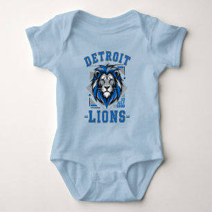 Detroit Lions football Baby Bodysuit