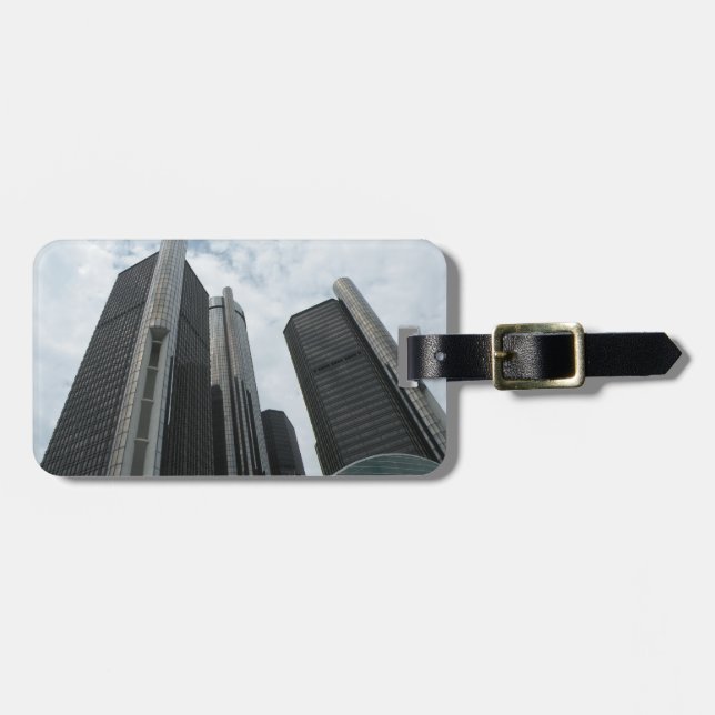 Detroit Luggage tag (Front Horizontal)