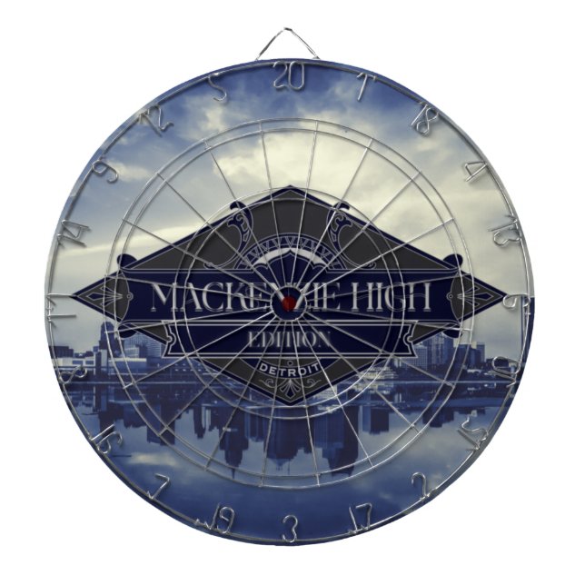 Detroit - Mackenzie High Edition   Dartboard (Front)