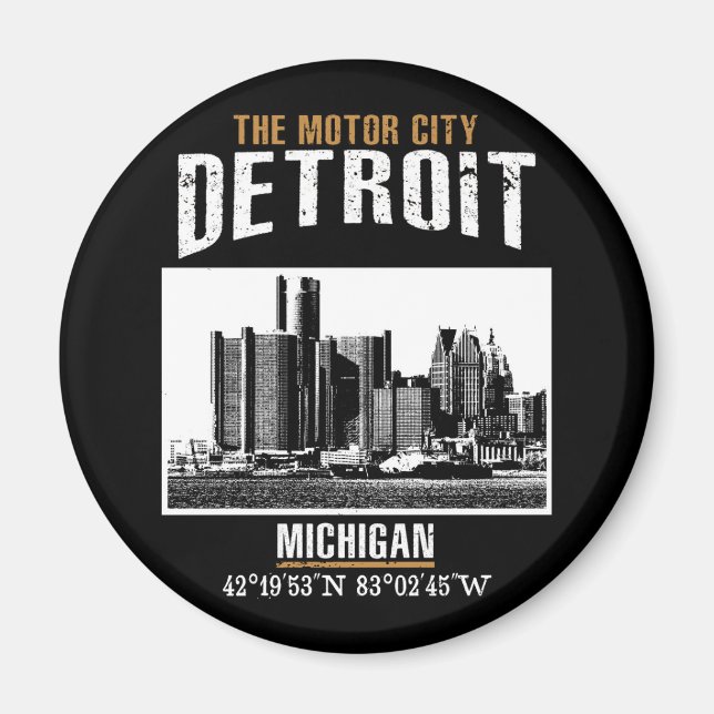 Detroit Magnet (Front)