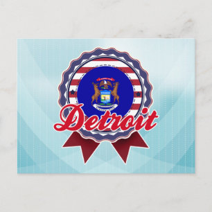 Detroit, MI Postcard