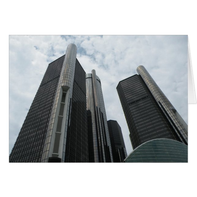 Detroit, Michigan, card (Front Horizontal)